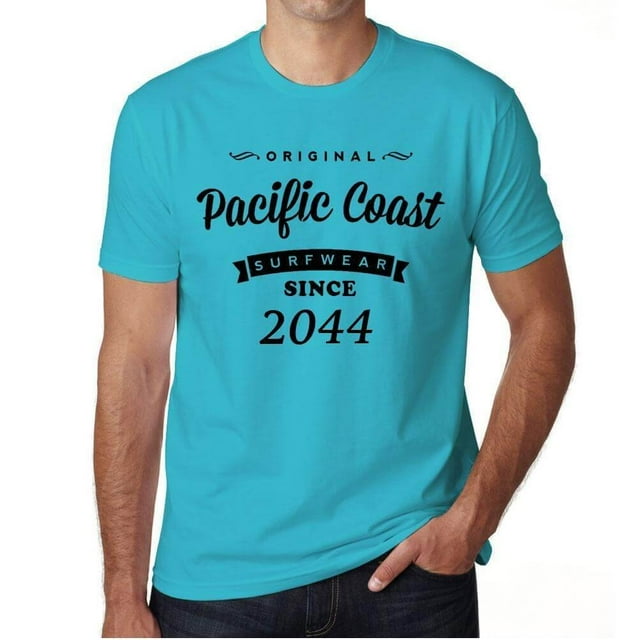 T-Shirt Graphique pour Hommes Original Surfware de la Côte du Pacifique depuis 2044