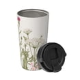thumbnail image 2 of KLL Herbs and Wildflowers Pattern Stainless Steel Vacuum Insulated Tumbler - Carry Insulated Coffee Mug - Reusable Insulated Cold Brew Iced Coffee Cup Thermos, 2 of 8