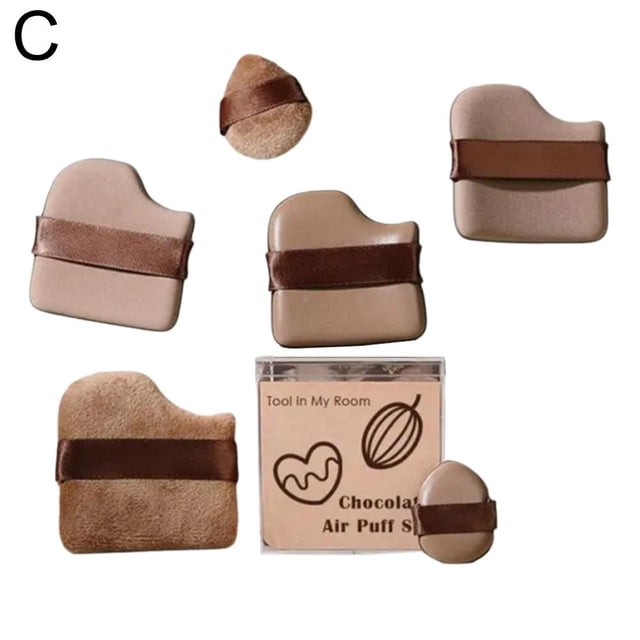 Chocolate Biscuit Powder Puff Does Not Eat Powder Q Elastic Air Cushion Guo Mini Thumb Concealer Finger Chick Marshmallow Powder Puff