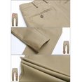 thumbnail image 5 of Pant Match para hombre, delgado, cónico, elástico, casual 8060, caqui, 5 of 5