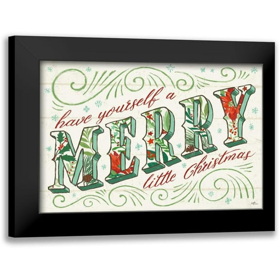 Penner, Janelle 14x11 Black Modern Framed Museum Art Print Titled - Holiday Joy I
