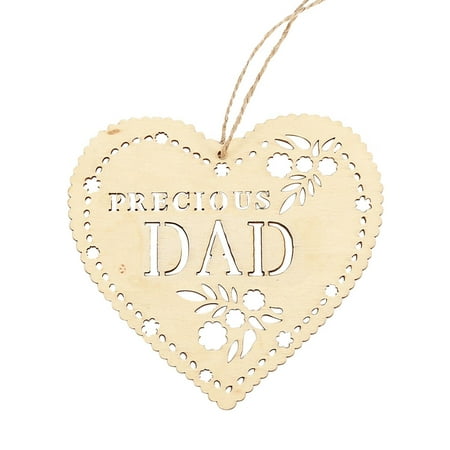 

Mackneog Valentine s Day Gift for Friends and Family Love Hollow Wooden Pendant Hangs D Wood