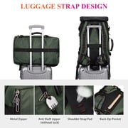 WITZMAN Carry on Travel Backpack for Men Airline Approved Convertible Nylon Duffle Backpack Luggage Bag(B682 Army Green)