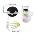 thumbnail image 4 of HWRETIE Outdoor Lawn Garden Figurine 23 Inch Porch Gooses Dress-Up Outfit with Umbrella Floral Costume for Summer, 4 of 7