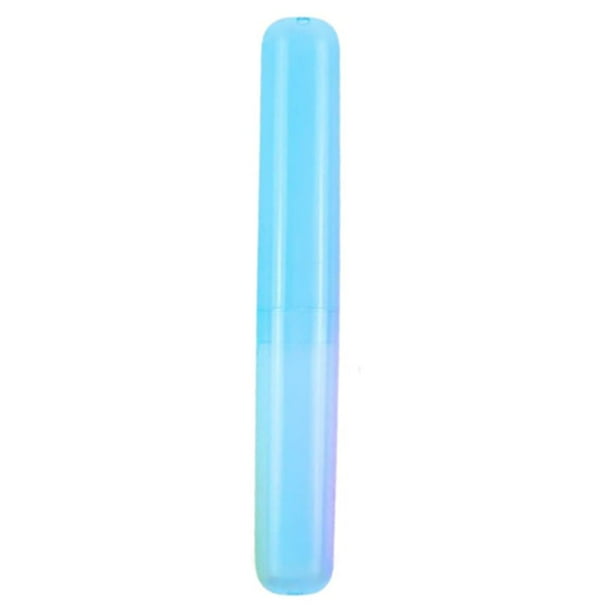 Bewildely Estuche para cepillos de de viaje, soporte para caja, protección para el hogar, senderismo, Camping, baño, a prueba de polvo, Juegos de accesorios de baño Azul