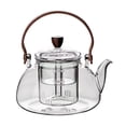thumbnail image 5 of Baoblaze Glass Teapot 1L Hand Blowing Stovetop Tea Kettle for Kitchen Hotel Household, 5 of 8