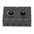 thumbnail image 3 of Switcher, 1 Input 1 Source Easy To Use Special Design 4 Ports 3.5mm Stereo Passive Switcher  For Headphones For MP4, 3 of 8