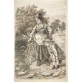 thumbnail image 3 of Lorenz Frølich 17x24 Black Modern Framed Museum Art Print Titled - Woman and Child by a Duck Pond (1835-1903), 3 of 5