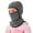 Grey, variant on Windproof Balaclava for Kids, Winter Ski Face Warmer Hooded Neck Gaiter for Youth, Cold Weather Face Mask for Boys Girls
