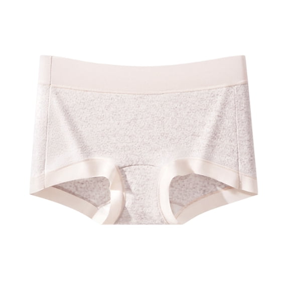 IFNWSV Mid Rise Seamless Underwear Breathable High Stretch Lift Butt Bikini Panties for Women Comfort Fit Pink L