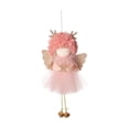 thumbnail image 2 of Adorno Colgante para Árbol de Navidad Macarena Muñeca de Ángel Rosa, 2 of 8