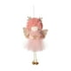 thumbnail image 2 of Adorno colgante de Navidad BLESIY figura navideña muñeco de peluche rosa, 2 of 8