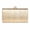Gold, variant on REMANLAND Women's Rectangular Evening Clutch with Gathered Textured Exterior and Top Clasp, Silver