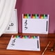 thumbnail image 2 of 2 piezas de personal de escritura borrable Tablero blanco Tablero de práctica de enseñanza de música (blanco), 2 of 5