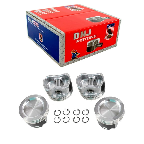 DNJ P811 Std. Complete Piston Set Fits Cars & Trucks 98-06 Volkswagen Beetle Golf 2.0L SOHC 8v