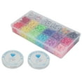 thumbnail image 4 of Bracelet Beads, Wide Application Rich Color Colorful Stimulate Creativity Develop Intelligence Letter Bead For DIY Bracelet Decoration Making, 4 of 8