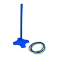 thumbnail image 1 of Juego de lanzamiento de aros, juego de carnaval, regalo para niños, divertido para niños y adultos, para interior y exterior, patio, césped, fiesta, Poste azul, 1 of 8