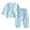 Sky Blue, variant on eczipvz Girls' Pajama Sets Girls Pajamas Pjs Sleepwear Clothes Long Sleeve Sets Underwear Sky Blue,3-4 Years