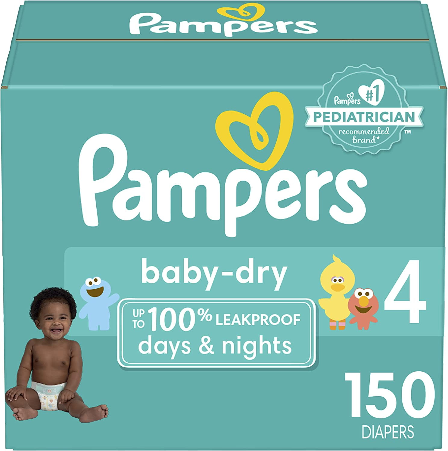 Diapers Size 4, 150 Count Pampers Baby Dry Kuwait Ubuy