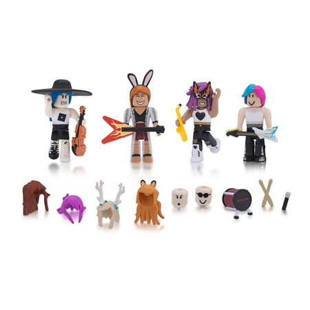 Roblox Celebrity Collection Superstars Four Figure Pack Includes Exclusive Virtual Item From Walmart Fandom Shop - roblox action collection series 3 mystery figure includes 1 figure exclusive virtual item walmart com walmart com