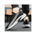 thumbnail image 5 of Fangasis Men Athletic Shoes Breathable Running Shoe Fitness Workout Sneakers Walking Comfort Trainers Black 9, 5 of 8