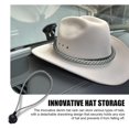 thumbnail image 7 of 1PC Cowboy Hat Mounts, Cowboy Hat Holder Rack for Truck SUV Car, Hat Holder for Truck Seat Car, 7 of 7