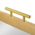 thumbnail image 3 of Kate and Laurel Lipton Decorative Mirror Tray with Polished Metal Handles, Gold, 3 of 4