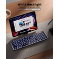 thumbnail image 3 of Teclado plegable ProtoArc XK01 Plus Bluetooth 5.1 retroiluminado, 3 of 8