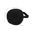 thumbnail image 4 of ELAYARD Black Small Round Storage Bag for Floral Arrangement Base with Fine Craftsmanship Design, 4 of 5