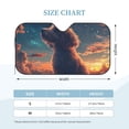 thumbnail image 2 of Kdxio Starry Sky Cloud Puppy Print Windshield Sun Shade, Foldable Sun Blocker for Car,Truck,SUV Automotive Interior Sun Protection,Reflective Shade for Front Windshield(Small), 2 of 6