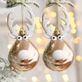 thumbnail image 4 of Bolas de navidad adornos decoraciones para árboles de navidad [Yue Xinghui] propiedad intelectual procesada Adornos navideños disposición de escena de alces Adornos para ANGGREK Otros, 4 of 5