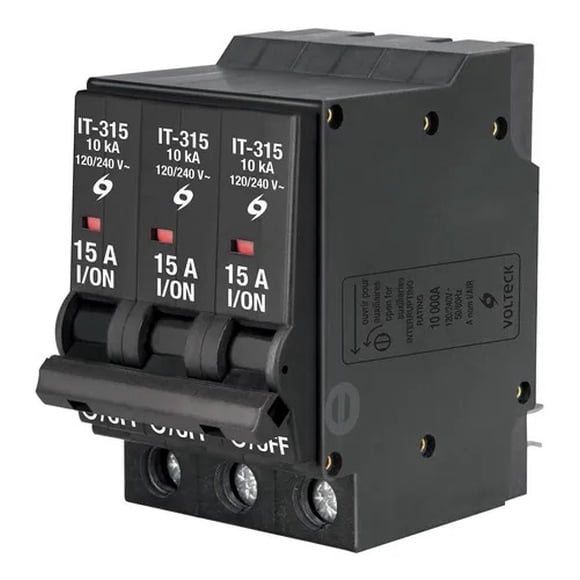 Interruptor Termomagnetico Voltech 3 X 15 A IT-315