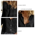 thumbnail image 4 of Camisa Casual con Botones NikouMX para Mujer Manga Larga Cuello en V S M L XL 2XL, 4 of 5