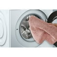 thumbnail image 4 of Better Trends 20" x 20" U-Shape Toilet Rug 100% Cotton Non Slip Tufted Contour Bath Mat, Water Absorbent Bathroom Rug (Pink) Granada Collection, 4 of 4