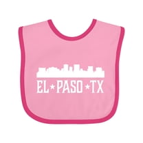Inktastic El Paso Texas Skyline TX Cities Boys or Girls Baby Bib