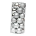 thumbnail image 3 of 24 Piezas De Bolas De Navidad Para Decoración De Fiestas, Para Inauguración De La Casa, Vacaciones, Color Plateado, 8 Cm Plata 8 cm, 3 of 8