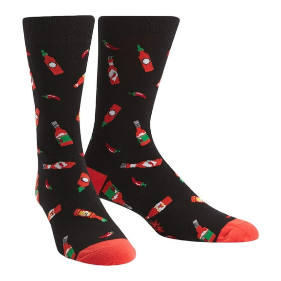 Sock It to Me Hot Sauce Mens Crew Socks