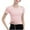 Pink, variant on Womens Tops Trendy Casual Solid Color Drawstring Pullover Slim Short Sleeve Shirts Spring Summer Clothes
