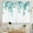 A Eucalyptus Teal Green, variant on Teal Turquoise Kitchen Curtains 36 Inch Length Eucalyptus Leaves Floral Flower Kitchen Window Curtains Over Sink Plant Cafe Small Short Bathroom Curtains Window Treatment Tiers Drapes