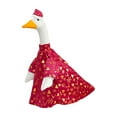 thumbnail image 5 of Christmas Goose Outfit Lawn Porch Goose Clothes Snowman Tree Santa Claus Elf Plastic Clothing Christmas Costume for 23 Inches Xmas Outdoor Patio Yard Decor, 5 of 7