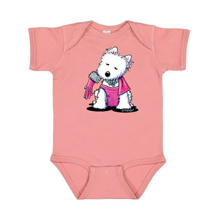 

Inktastic Material Girl Westie Dog Gift Baby Girl Bodysuit