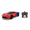 thumbnail image 1 of Marvel Spider-Man 2017 Ford GT R/C, Échelle 1:16 avec Charge USB, 2.4Ghz & Turbo Boost, Rouge et Bleu, 1 of 5