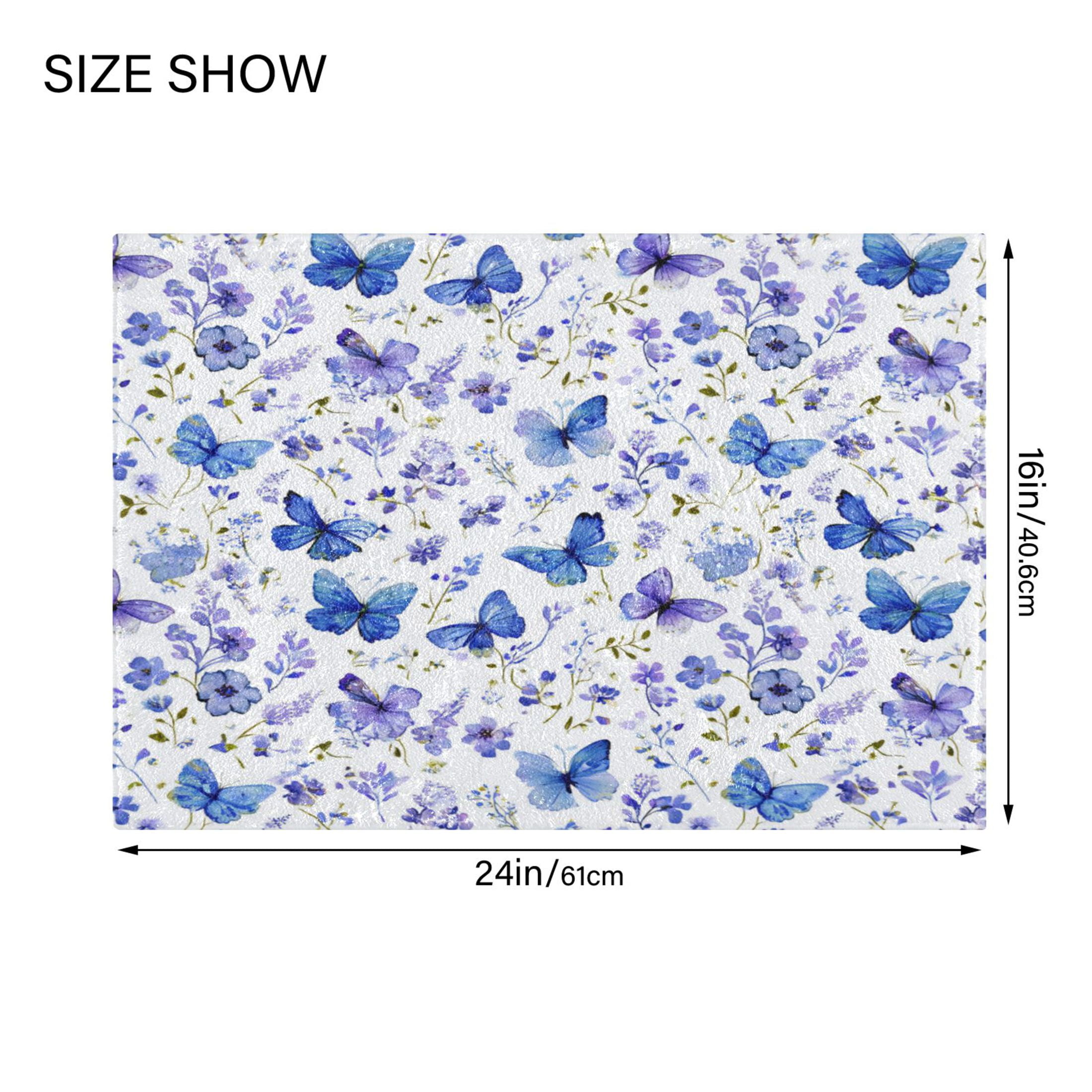 RMDQTR 2PCs Bathroom Rugs Set Plush Toilet Base Mat 16" × 24" Bath Mat and 20" × 24" U Shape Soft Rugs Non Slip Absorbent