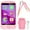 Pink, variant on SHANNA Kids Smart Phone for Boys Girls 3-12 Year Old, Toddler Kid Smart Phone Learning Toy with Educational Games, MP3 Music Player, Phone Calls, Xmas Birthday Gifts, Pink