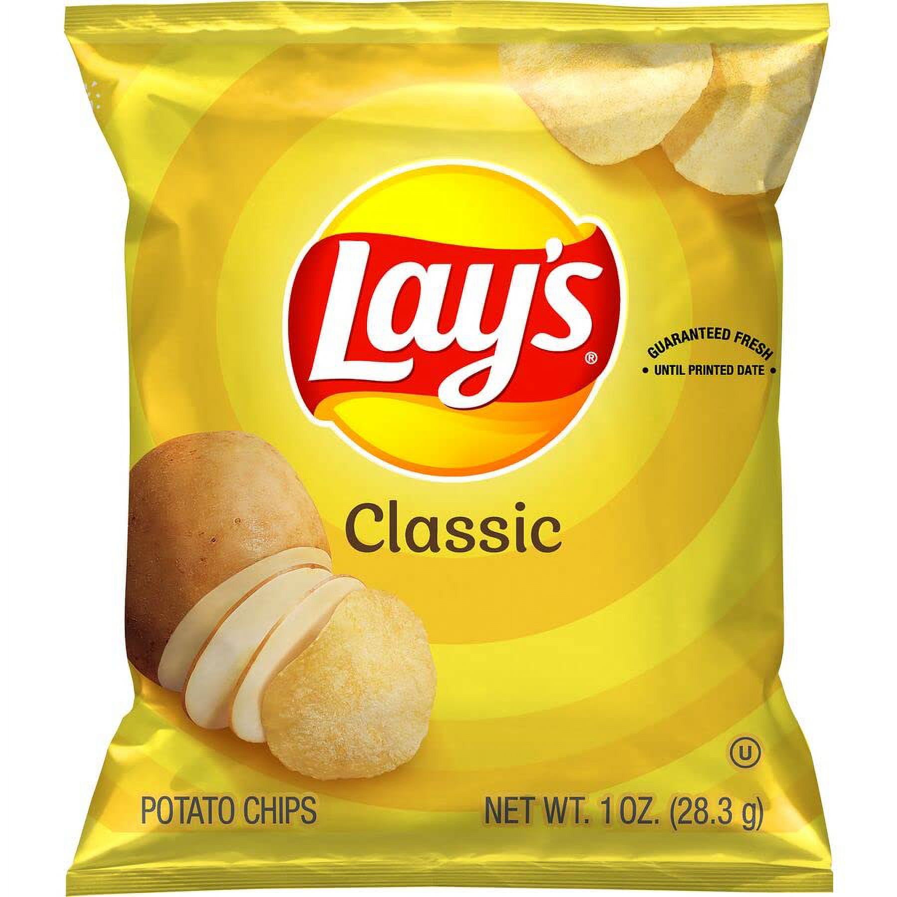 2X - Frito Lay,S Classic Potato Chips Bags, 1 Oz, 10 Ct