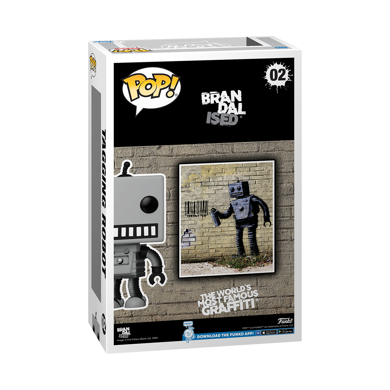 Funko Pop! Art Cover: Brandalised – Tagging Robot Vinyl
