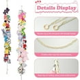 thumbnail image 3 of NOGIS Stuffed Animal Storage Chain - 78.4 inch Toys Holder for Plush Animal Hanging or Corner Stuffed Animal Storage Suitable Hanging Plush Toys, Hats, Socks, Photos,Nursery Room Wall Decor, 3 of 7