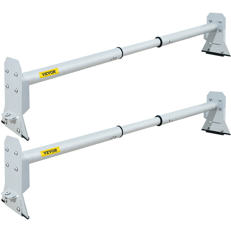 VEVOR Roof Ladder Rack Van Ladder Rack 46-68 in Adjustable 2 Bars 331 LBS  Universal