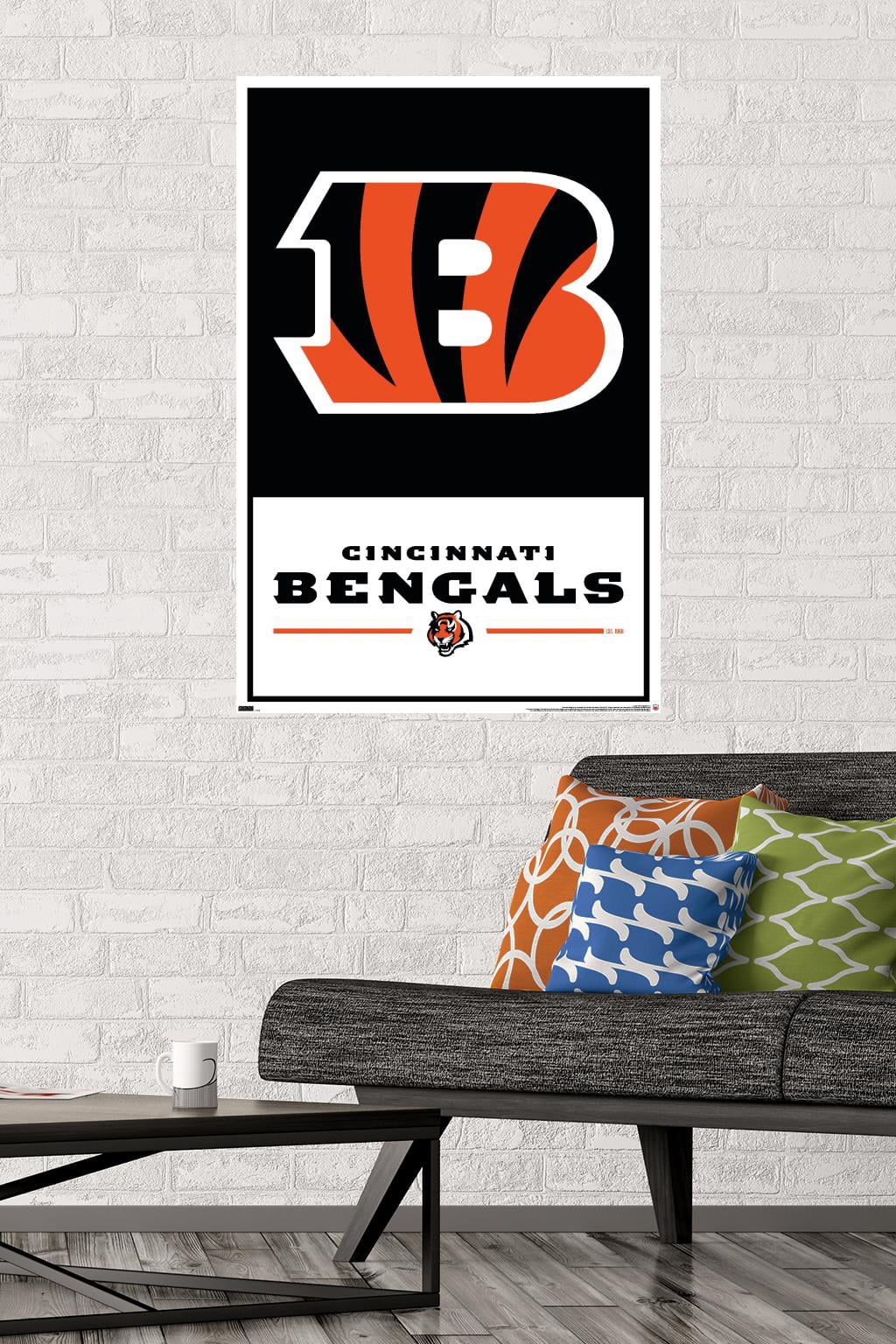 NFL Cincinnati Bengals - Logo 21 Wall Poster, 22.375" x 34"