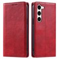 thumbnail image 2 of Nalacover for Samsung Galaxy S23 Wallet Case, Vintage PU Leather Book Folding Folio Case with Credit Card Slots Hidden Magnetic Closure Flip Kickstand Shockproof Slim Phone Case,Red, 2 of 8